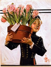 Vintage 1920s J.C. Leyendecker Art Print Poster - 24x36” 📜 - RARE Reprint picture