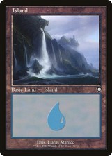 Island (032) (Retro) [The Brothers' War Commander] Magic MTG picture