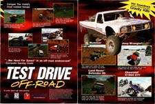 Accolade Test Drive Off-Road 1998 Original 2 Page Print Ad PS1 PC Game picture