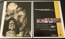 WCW Mayhem - Vintage 2-Page Wrestling & Gaming Print Ad / Poster / Wall Art MINT picture