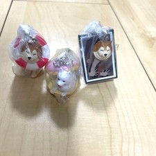 Dog Gachapon Mascot Keychain Set 3 Types Dog Breed Shiba Inu Husky picture