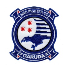 Ace Combat 28th Fighter Squadron Garuda Hook Fastener Patch (3.5 X 3.0) picture