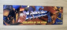 Original Capcom X-Men Children of the Atom Arcade Marquee Header Artwork 1994 picture