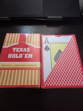 Infrared Marked IR Texas Hold Em Jumbo Poker decks of cards picture