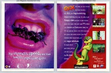 Gex Crystal Dynamics Gecko Sega Saturn PlayStation Vtg 1996 2Page Advertisement picture