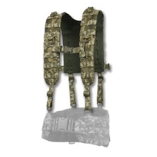 Tactical Padded Shoulder Straps MOLLE Harness MM14 Pixel RPS Belt Support picture