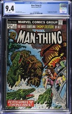 🤡 Man-Thing #3 CGC 9.4 WP 1974 1st Appearance of the Original Foolkiller picture