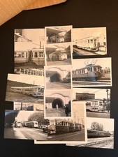Public Transportation Trains. Lot of 15 Vintage Photos. Collector's Estate lot. picture