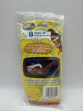 Vintage Adventures Of Jimmy Neutron 8 Pairs 2002 ChromaDepth 3D Glasses picture