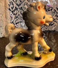 VTG 1950s Frisky Pony Ceramic Statue Figurine by Rempel Enterprises KITSCH JAPAN picture