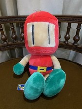 Red Bomber Bomberman SEGA Hudson Soft Japan 15” Prize 1998 Plush picture