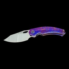 Kunwu Giga Padre Folding Knife - Mirror ZDP-189 Blade - Timascus Full Dress picture
