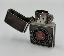 Vintage 1993 Winston Motorsports Zippo Lighter-Emblem Midnight Chrome E IX picture