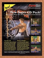 1993 Wolfenstein 3D Spear Of Destiny Super CD Pack Original Ad / Retro Promo v2 picture