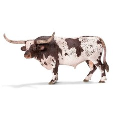 NEW Schleich 13721 Texas Longhorn Bull Cow RETIRED animal figurine farm life toy picture