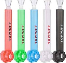 5 Pack Random Colors Top Puff Premium Portable Hookah Bottle Water Glass Bong US picture