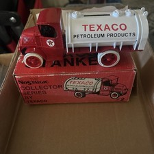 Rare ERTL Texaco 1926 Mack Tanker Collector Series #2 Die Cast 1985 Coin Bank  picture