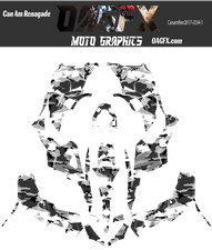 Can Am Renegade Graphics Kit  Pro Edition D54-1 Light Camo 2016-22 picture