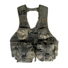 5pc. Fighting Load Carrier Vest w/ 4 MOLLE II Pouches ACU UCP US Army USGI picture