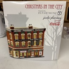 Department 56 Jacob's Pharmacy Christmas 2015 Rare Dept 56 Mint Condition w/ box picture
