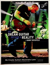 First Act Danny Weissfeld Guitar Print Ad Lola Model Musician Endorsement picture