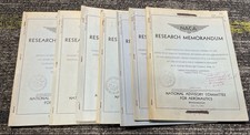 Douglas D-558-II NACA Research Memorandum Set  of 7 dated 1953 - 1955 Skyrocket picture