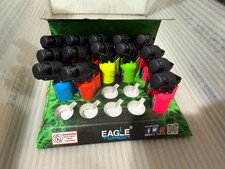 LOT of 7 EAGLE Butane Gas Torch Lighter Neon with Adjustable Flame Refillable picture