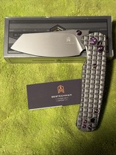 Bestechman Cicada's Wing BMK06-C-19 Pocketknife 14C28N Button Lock Clip Limited picture