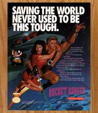Rocket Ranger Kemco Nintendo NES - Video Game Print Ads Poster Promo Art 1990 picture