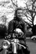 Beryl Swain Motorcycle  4x6 photo  picture