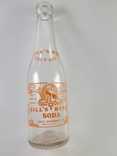 Zill's Best 7 oz Indian Woman ACL Soda Bottle Hill's Rapid City South Dakota '48 picture