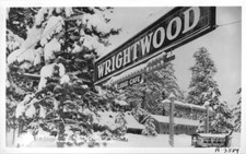 Winter Time at Wrightwood, California 1950s OLD PHOTO picture