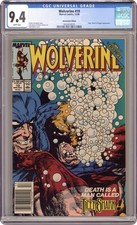 Wolverine 19N CGC 9.4 Newsstand 1989 4424654025 picture
