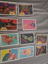 street fighter 2 1993 topps capcom cards 10 near mint mint picture