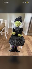 5ft Halloween Life Sized Witch Pillow Or Decoration Plush picture