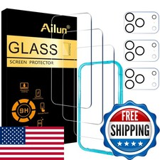 Ailun Screen Protector Camera Lens Protector for iPhone 17 Pro 3+3 Pack picture
