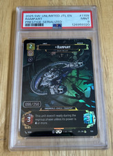Star War Unlimited Rampart Enjoy the Exit Serialized 96/250 PSA Graded Mint 9 picture
