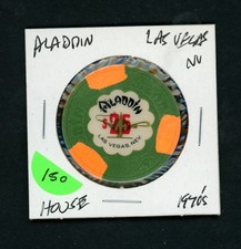 Vintage $25Aladdin Hotel Las Vegas ,  Nevada Casino Chip picture
