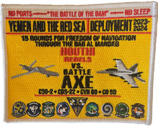CARRIER AIR WING THREE - YEMEN AND THE RED SEA DEPLOYMENT 2023-2024 PATCH picture