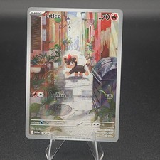 Pokemon Litleo 139/132 Illustration Rare Scarlet & Violet Mega Evolution NM picture
