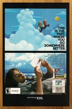 2006 New Super Mario Bros Nintendo DS Print Ad/Poster Video Game Promo Art 00s picture