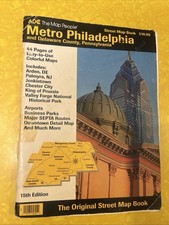 ADC Street Map Book Metro Philadelphia and Delaware County Pennsylvania 1997 picture