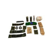 Vintage Vietnam War US Army Staff Sergeant 1st Support Brigade Field Kit Lot... picture