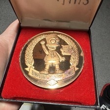 1992 Bart Simpsons Summer Games Bronze Medal Limited Edition /5000 Numbered picture