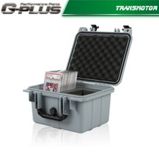 Gray 50 CT Graded Card Storage Box Travel Waterproof Case Slab Holder+Protector picture