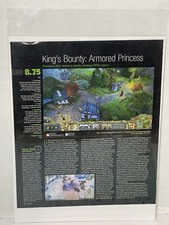 King’s Bounty: Armored Princess video game Review print ad wall art ephemera picture