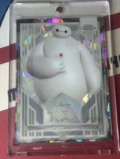 Damaged Read 2023 Topps Chrome Disney 100 Baymax 100 Year Diamond Refractor /100 picture