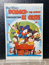 Walt Disney's Donald Duck Goes West Vintage Spanish Herald (1965) Flyer picture