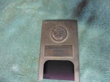 Vintage IBM Note Holder 10 eme anniversaire 1983 note pad holder metal picture