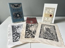 CURSED PIRATE GIRL/JEREMY BASTIAN LOT Signed HC W/Sketch, Sketch Book & 3 Prints picture